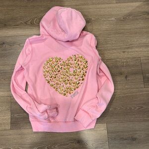 Victorias Secret Pink Heart Hoodie